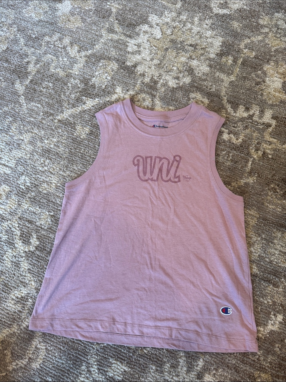 Champion Lavender 'Uni' Sleeveless Graphic Tank